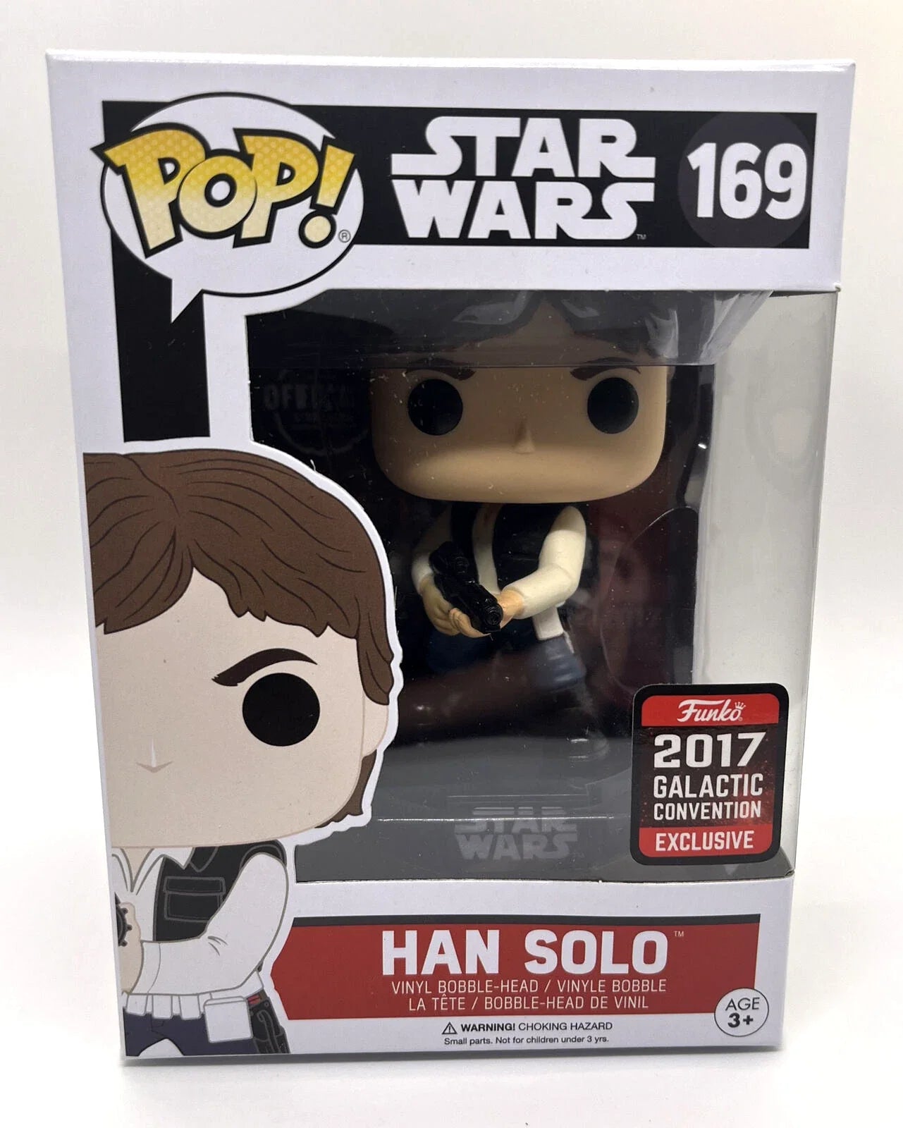 Funko Pop! Star Wars Han Solo #169 2017 Galactic Con Excl