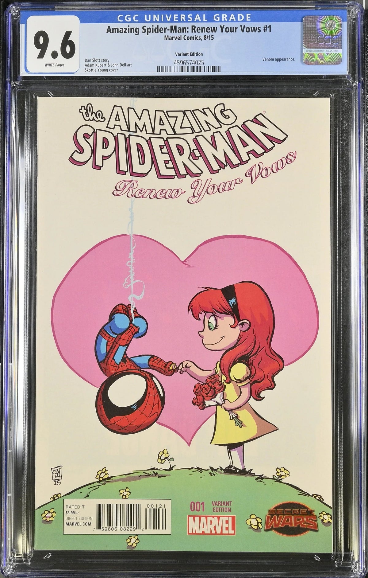 CGC 9.6 Amazing Spider-Man: Renew Your Vows, Vol. 1 2015 #1 Skottie Young Variant