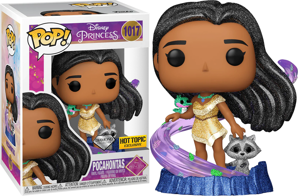 Funko Pop! Pocahontas #1017 Diamond Hot Topic Exclusive + Protector JS