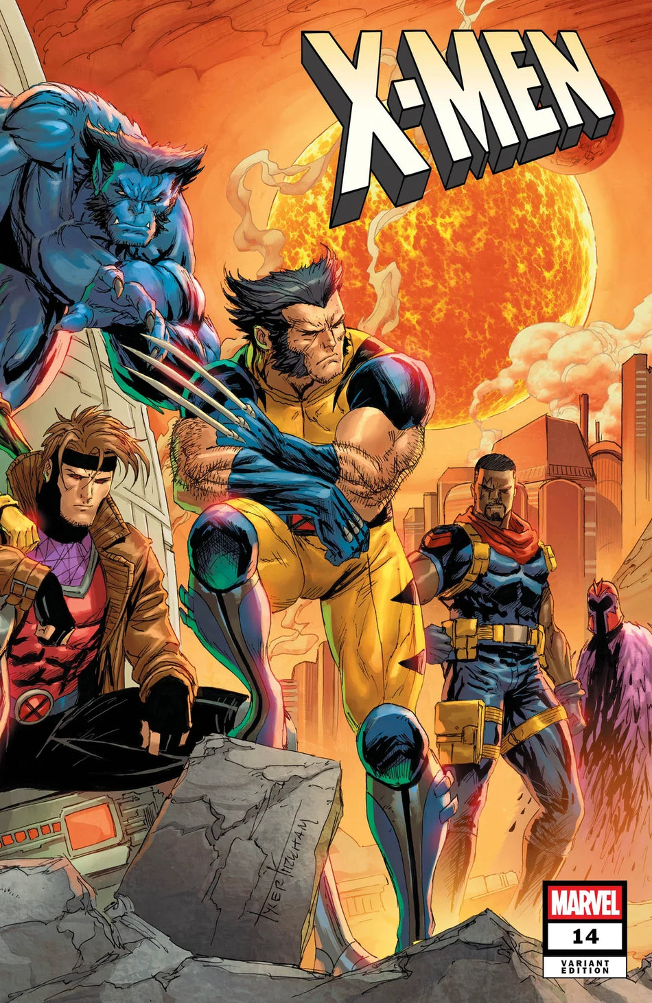 X-Men #14 Tyler Kirkham Connecting Cover