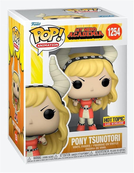 Funko Pop! Animation My Hero Academia Pony Tsunotori Class 1B #1254 Hot Topic Exclusive + protector