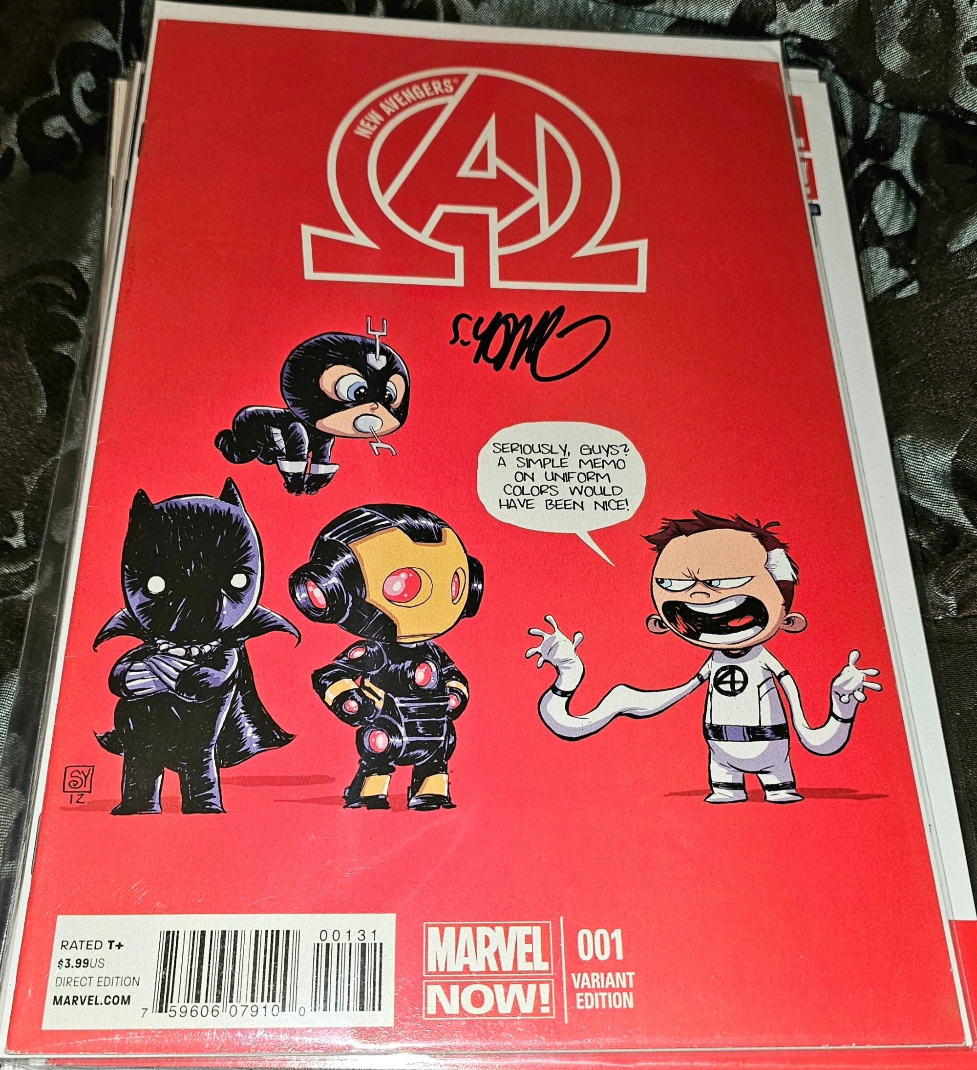 New Avengers #1 Skottie Young 2012 SIGNED by Young