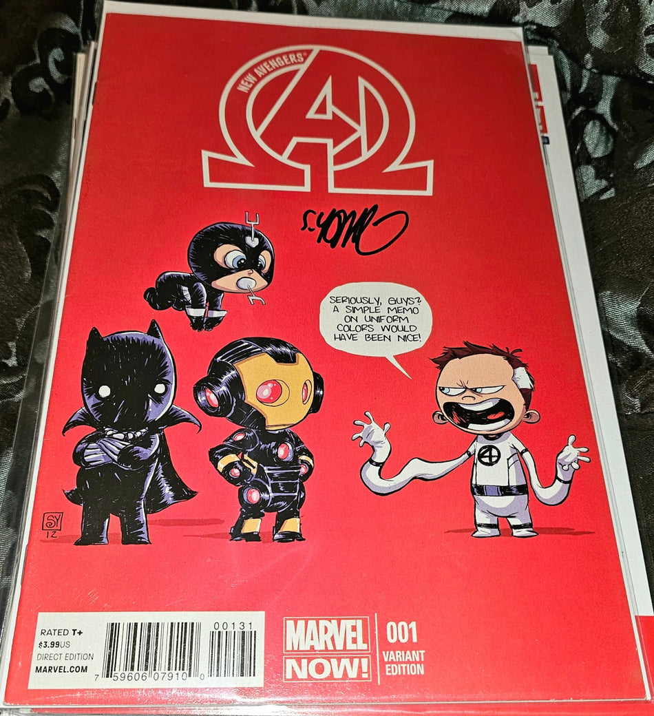 New Avengers #1 Skottie Young 2012 SIGNED by Young