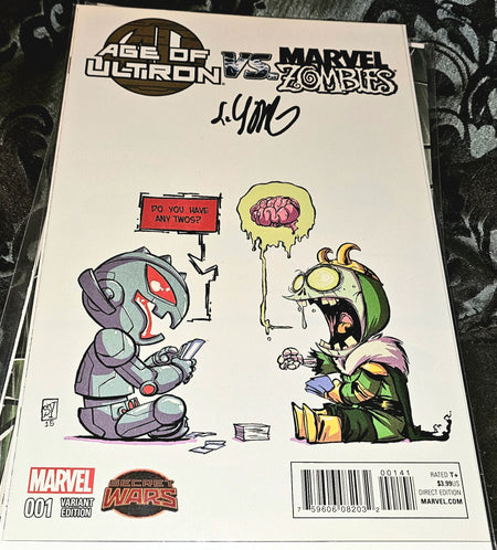 Age of Ultron vs. Marvel Zombies #1 Skottie Young 2015 SIGNED by Young