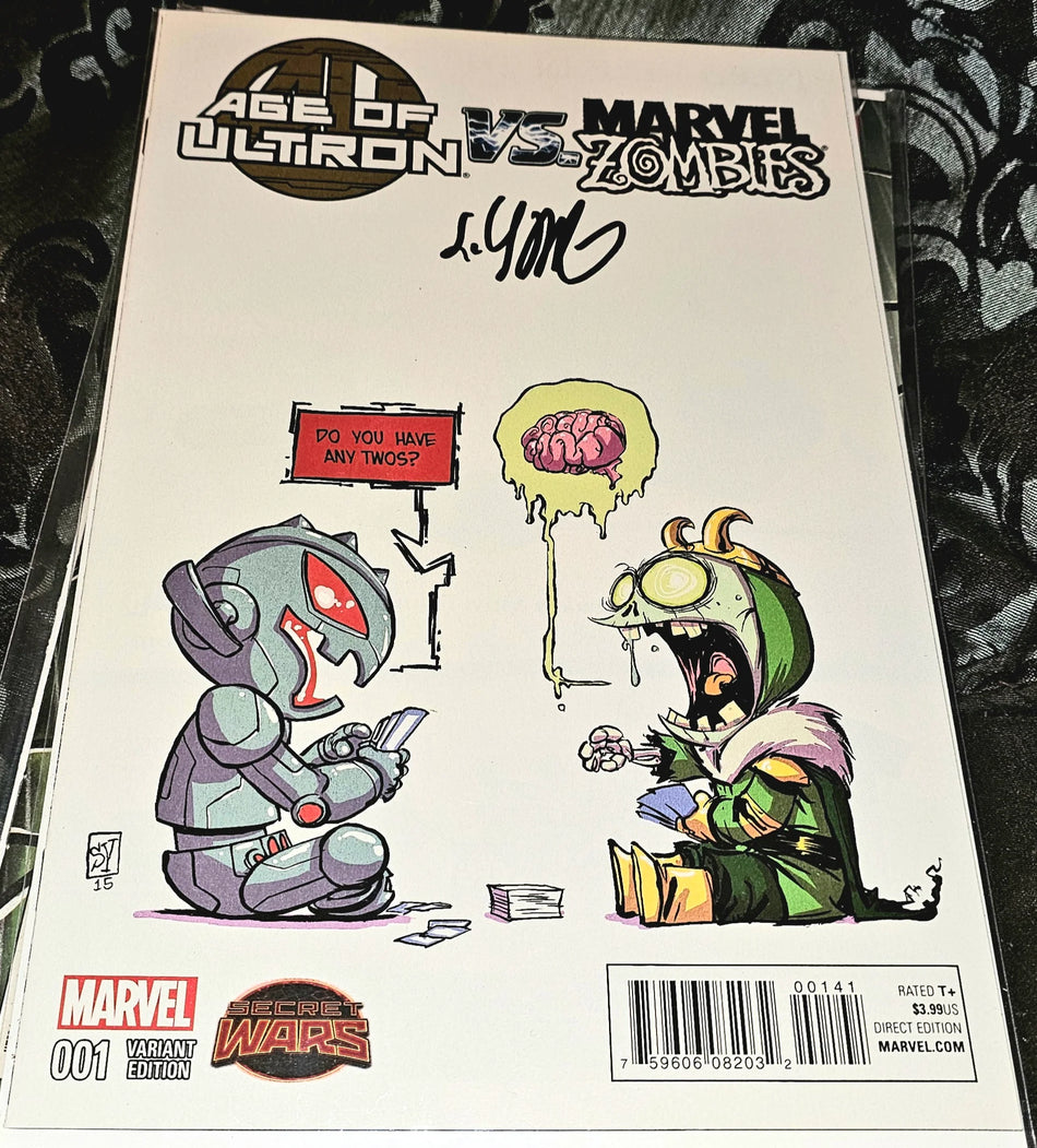 Age of Ultron vs. Marvel Zombies #1 Skottie Young 2015 SIGNED by Young