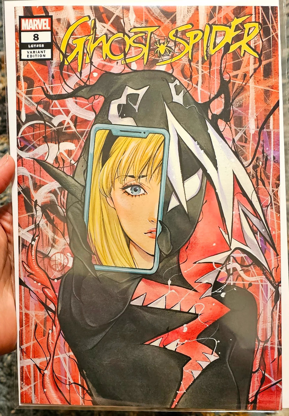 Ghost Spider #8 Peach Momoko Exclusive Variant
