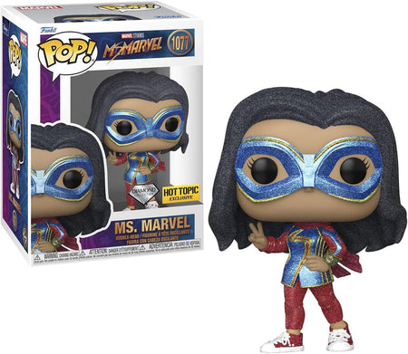Funko Pop! Marvel: Ms. Marvel - Diamond Collection Hot Topic Exclusive Vinyl Bobble-Head - #1077