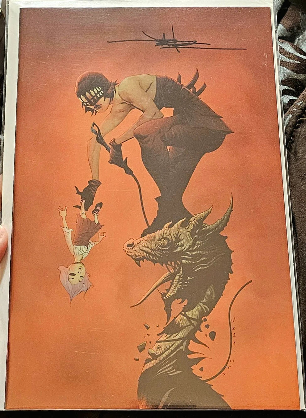 Something Is Killing The Children #33 NYCC Jae Lee Red Foil Excl SIGNED by Jae Lee no COA - NM Near Mint