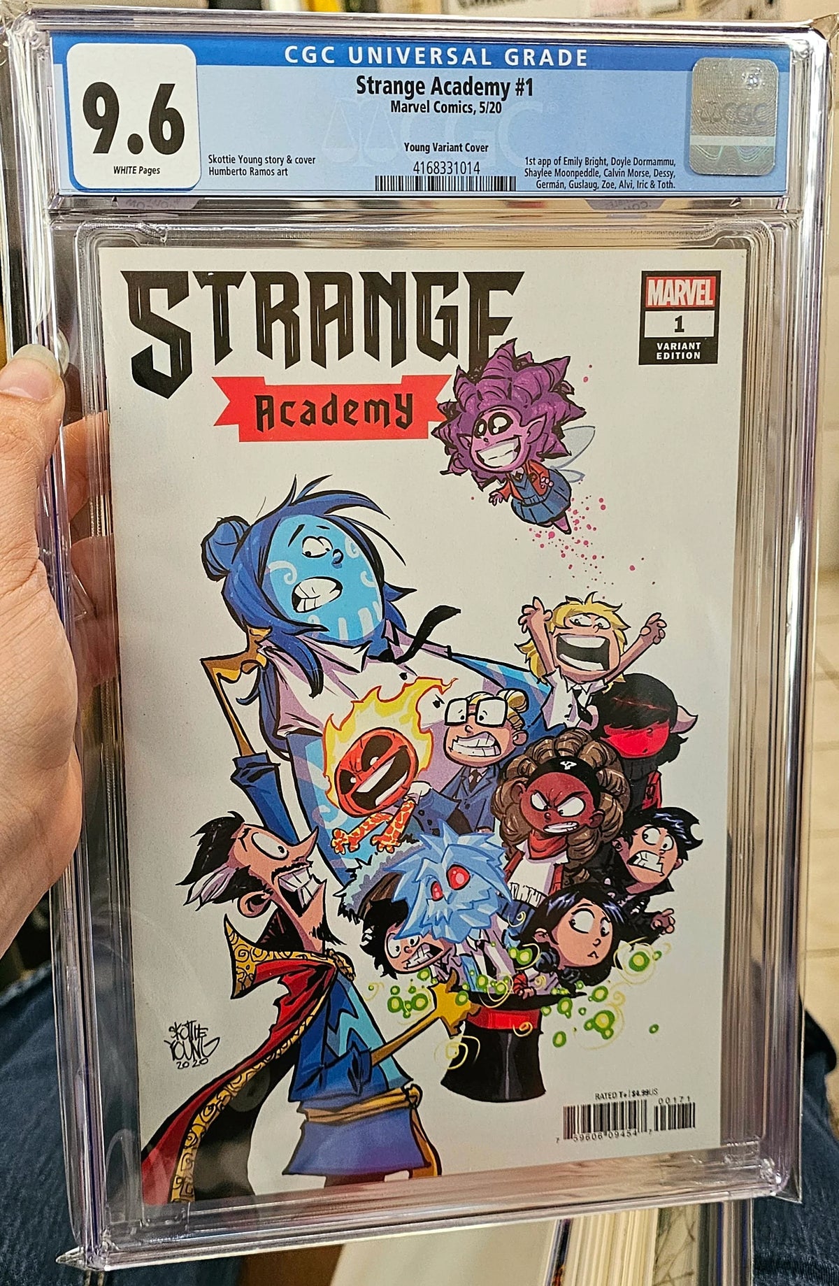 CGC 9.6 Strange Academy #1 Skottie Young Exclusive Several 1st Appearances