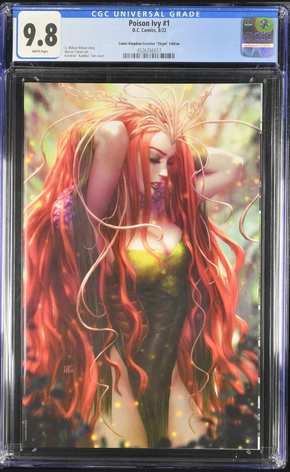 CGC 9.8 Poison Ivy #1 Kendrick "Kunkka" Lim Virgin Variant