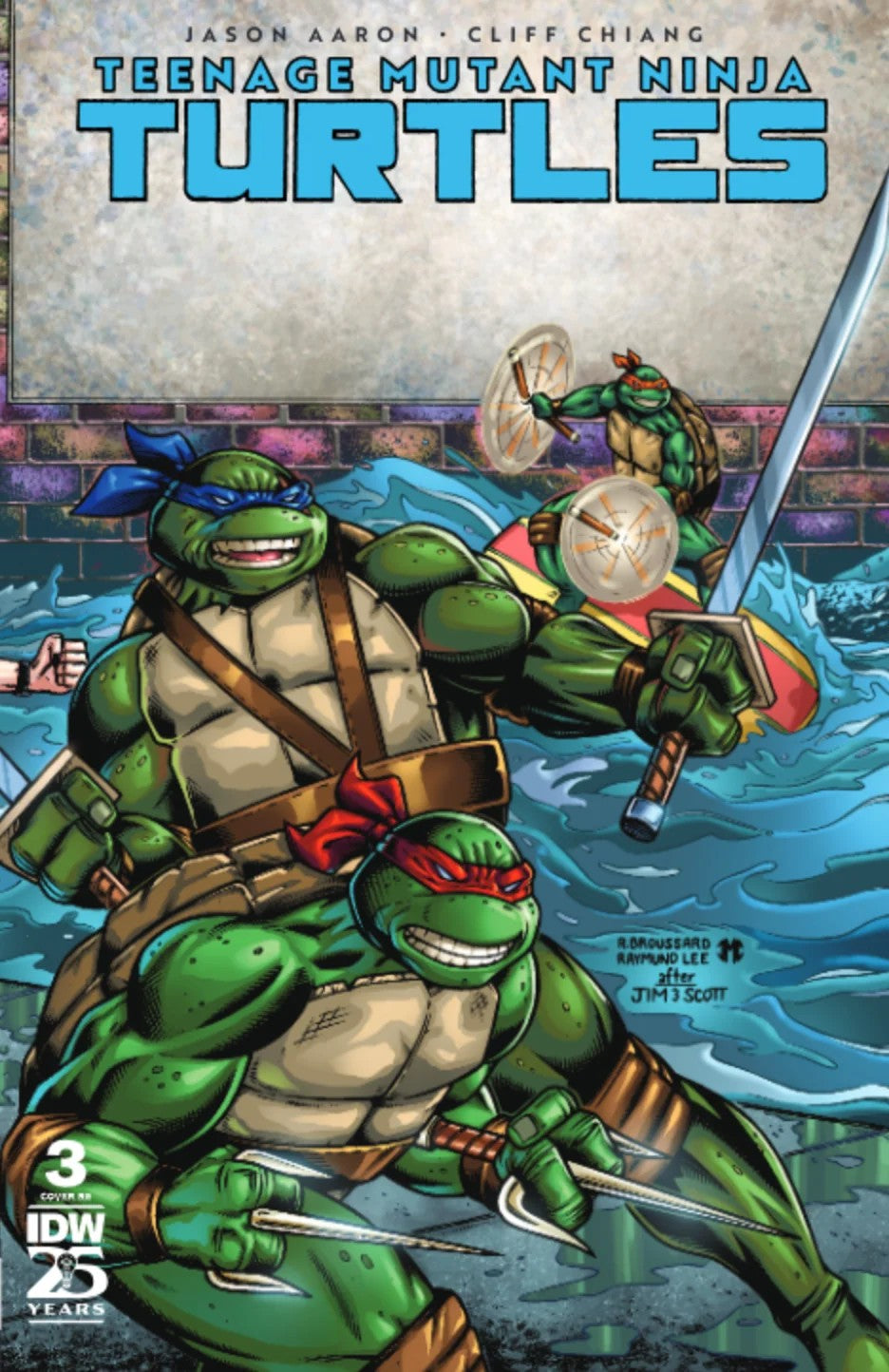 Teenage Mutant Ninja Turtles #3 ROB BROUSSARD Exclusive X-Men Lee Homage [Limited to 700] - Near Mint