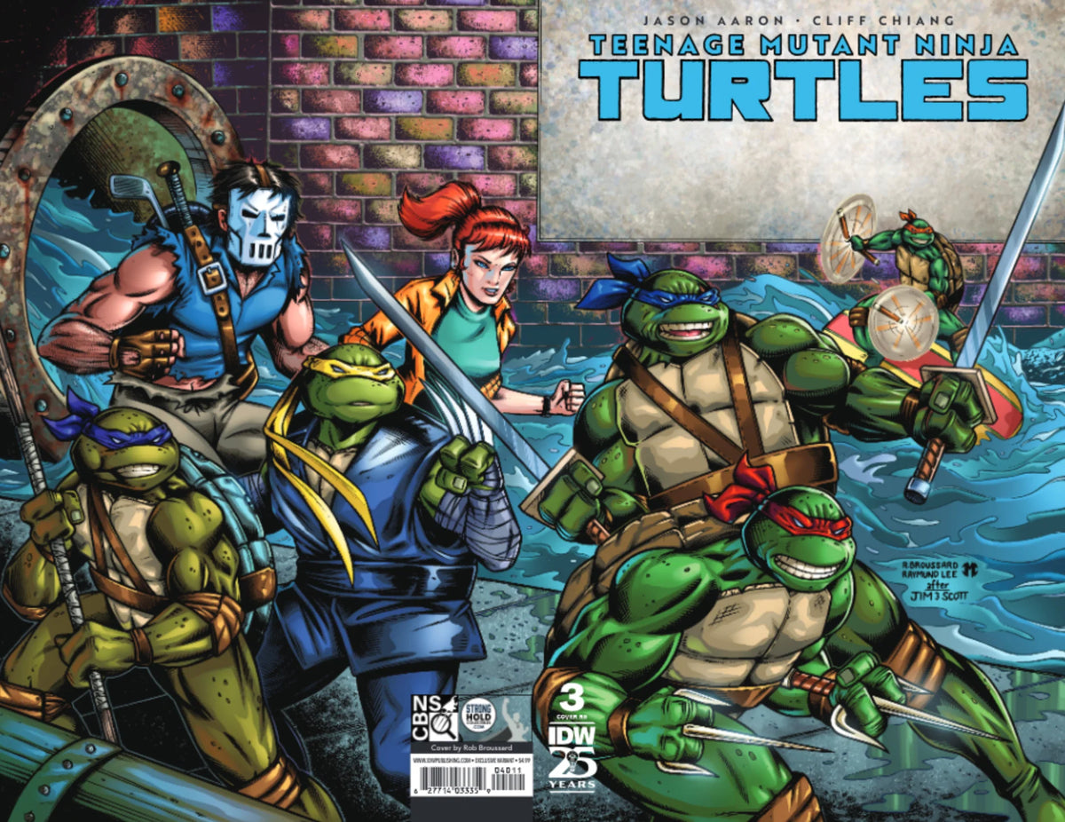 Teenage Mutant Ninja Turtles #3 ROB BROUSSARD Exclusive X-Men Lee Homage [Limited to 700] - Near Mint