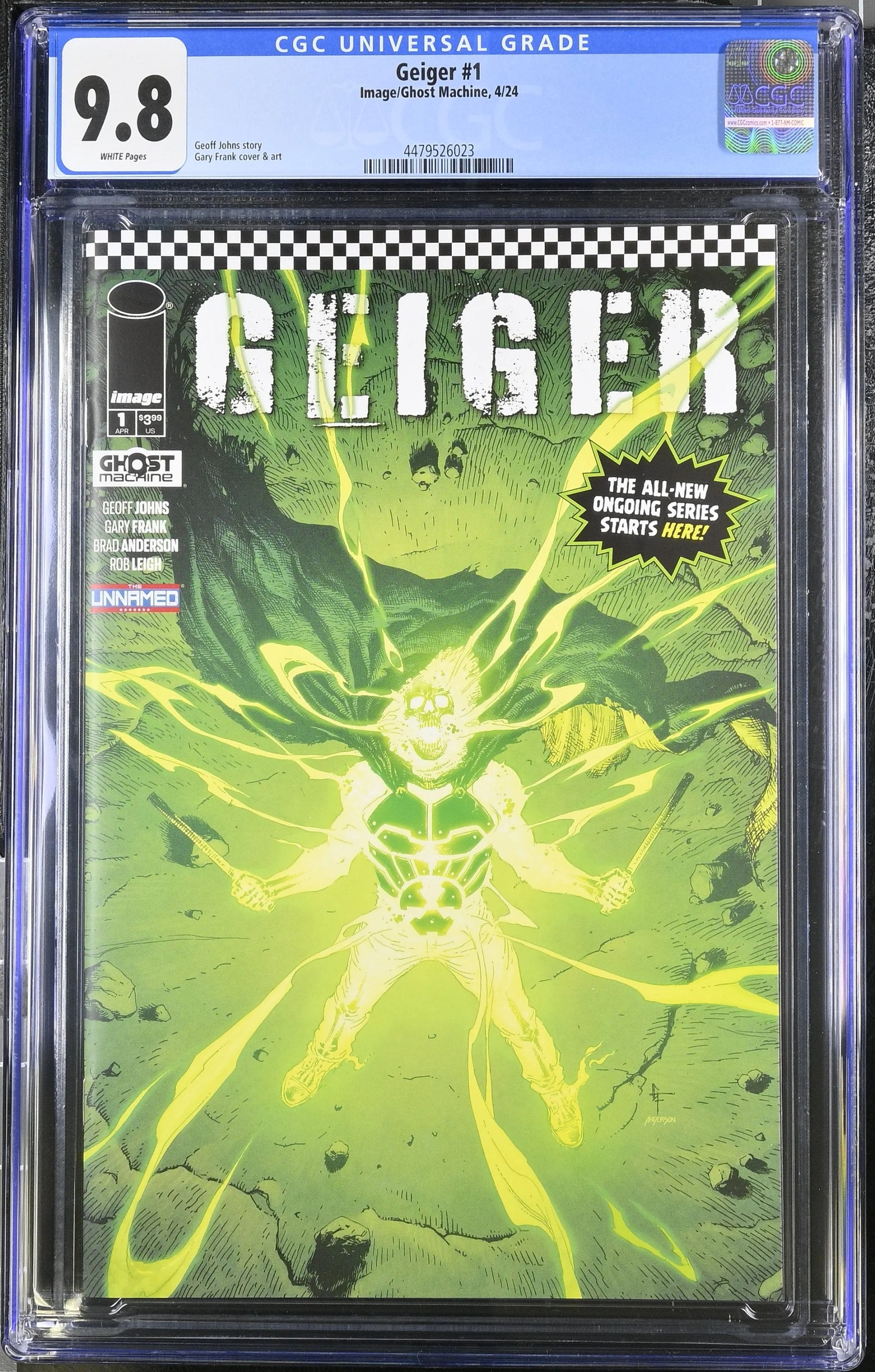 CGC 9.8 Geiger #1 2024 CVR A Gary Frank