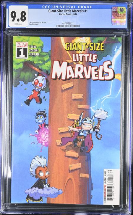 CGC 9.8 Giant-Size Little Marvels #1 Skottie Young Variant - CGC #4475798022