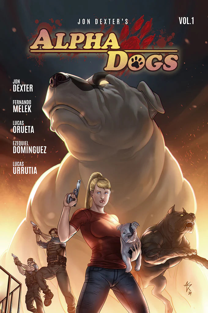 ALPHA DOGS Vol 1 TPB Kickstarter Exclusive SIGNED
