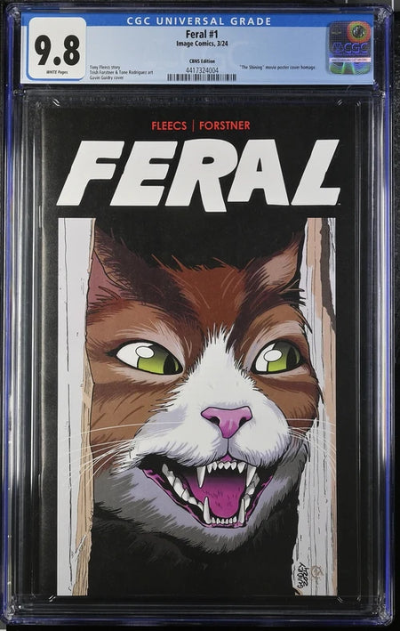 CGC 9.8 Feral #1 Gavin Guidry Exclusive "Shining" Homage Limited to 500 - CGC 9.8 # 4417324006