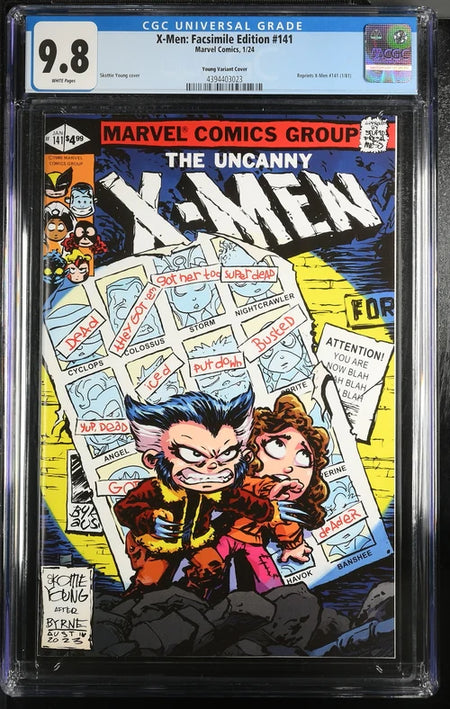 CGC 9.8 X-Men #141 Facsimile Edition Skottie Young Exclusive Variant