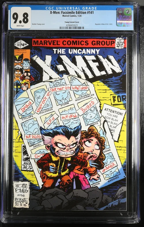 CGC 9.8 X-Men #141 Facsimile Edition Skottie Young Exclusive Variant