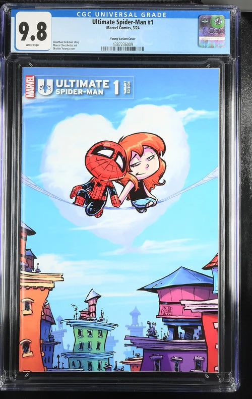 CGC 9.8 Ultimate Spider-Man #1 Skottie Young Exclusive Variant