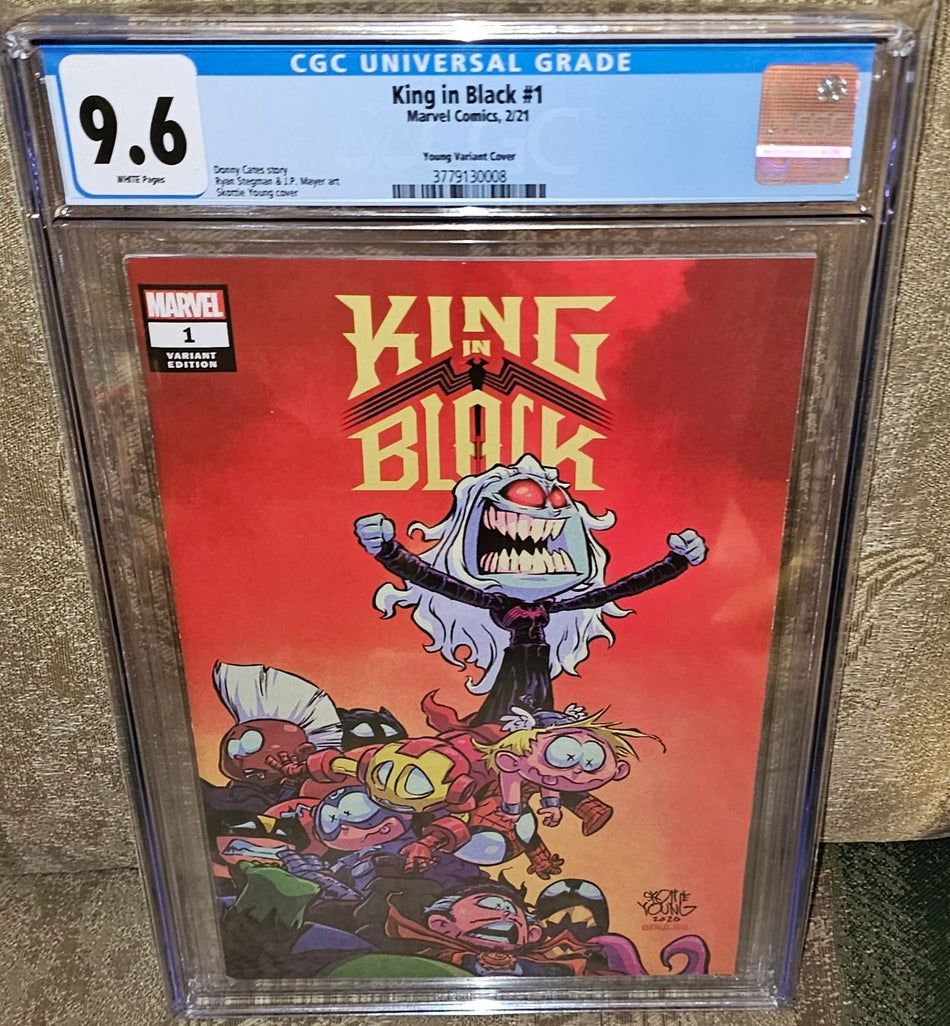 CGC 9.6 King in Black #1 Skottie Young Exclusive Variant