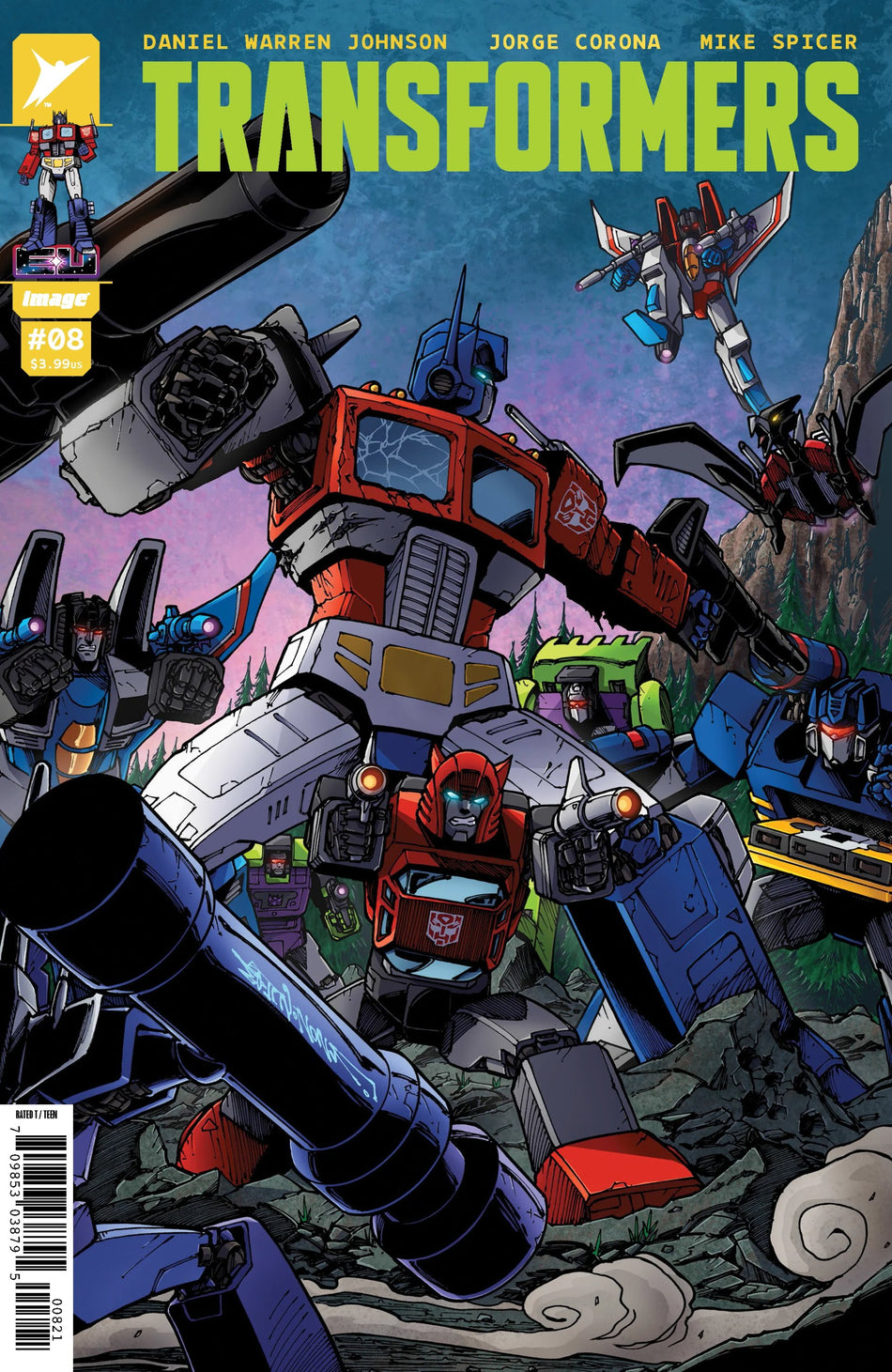 Transformers #8 Alex Milne Exclusive Limited to 750 - NM Near Mint