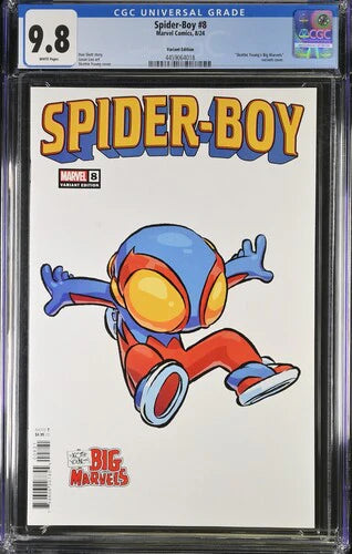 CGC 9.8 Spider-Boy #8 Skottie Young's Big Marvel Variant