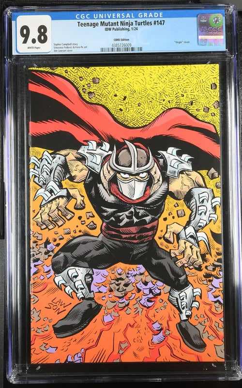 CGC 9.8 Teenage Mutant Ninja Turtles TMNT #147 Virgin Jim Lawson Exclusive 5 of 6 [Limited to 777] - CGC 9.8 4385726009