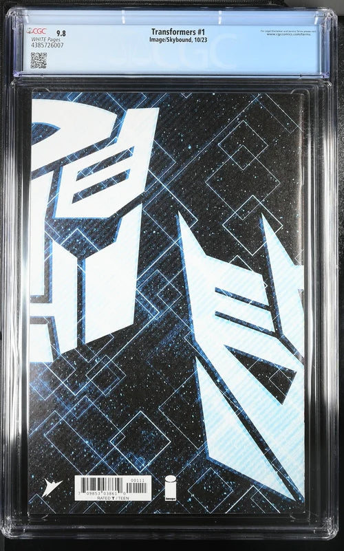 CGC 9.8 Transformers #1 Cover A Signed by Daniel Warren Johnson on 01/30/2026 - CGC SS Signature Series Daniel Warren Johnson 9.8 #4689347001