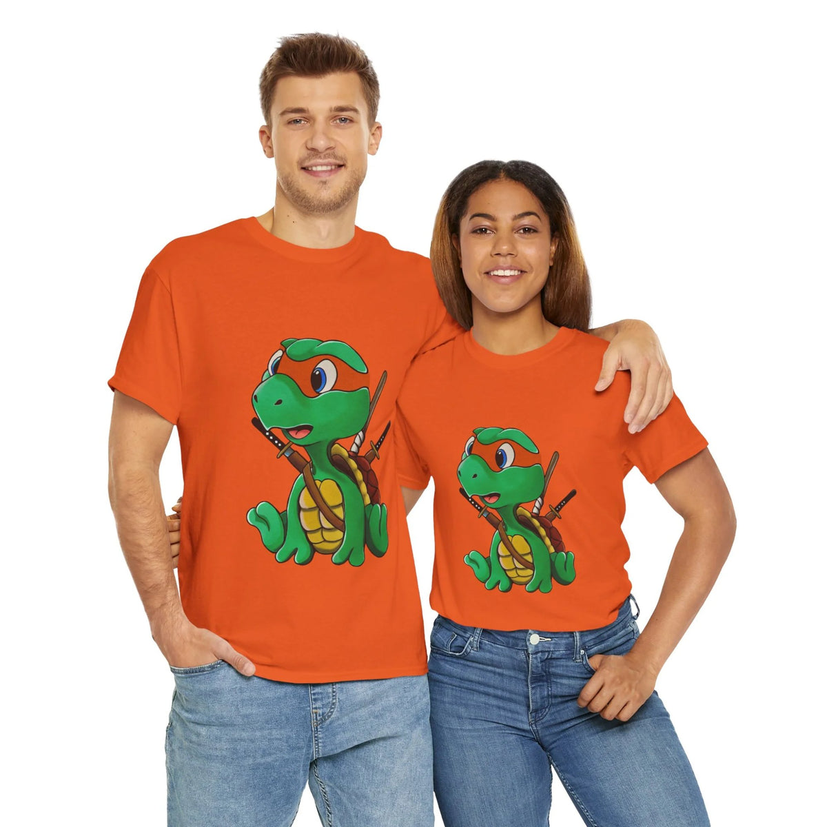 Baby Mikey Last Ronin Stronghold T-Shirt - Orange / L