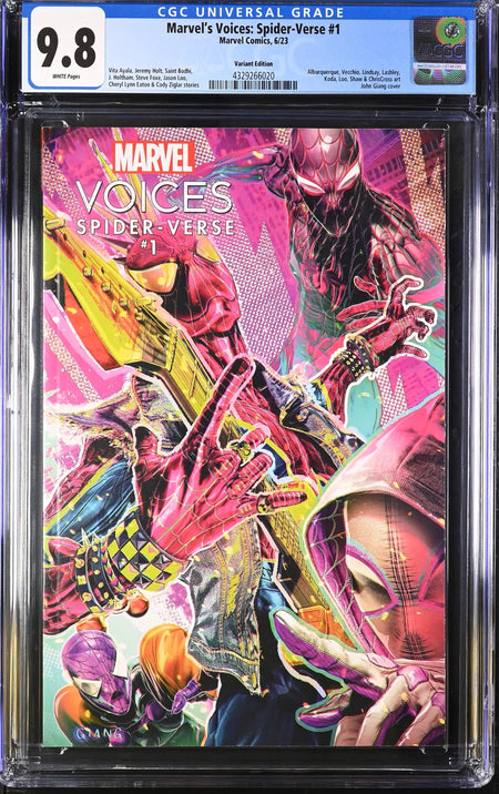 CGC 9.8 Marvel's Voices Spider-Verse #1 Giang Variant 1st Appearance Recluse, Spider-Friend & Female Kraven - NM Near Mint