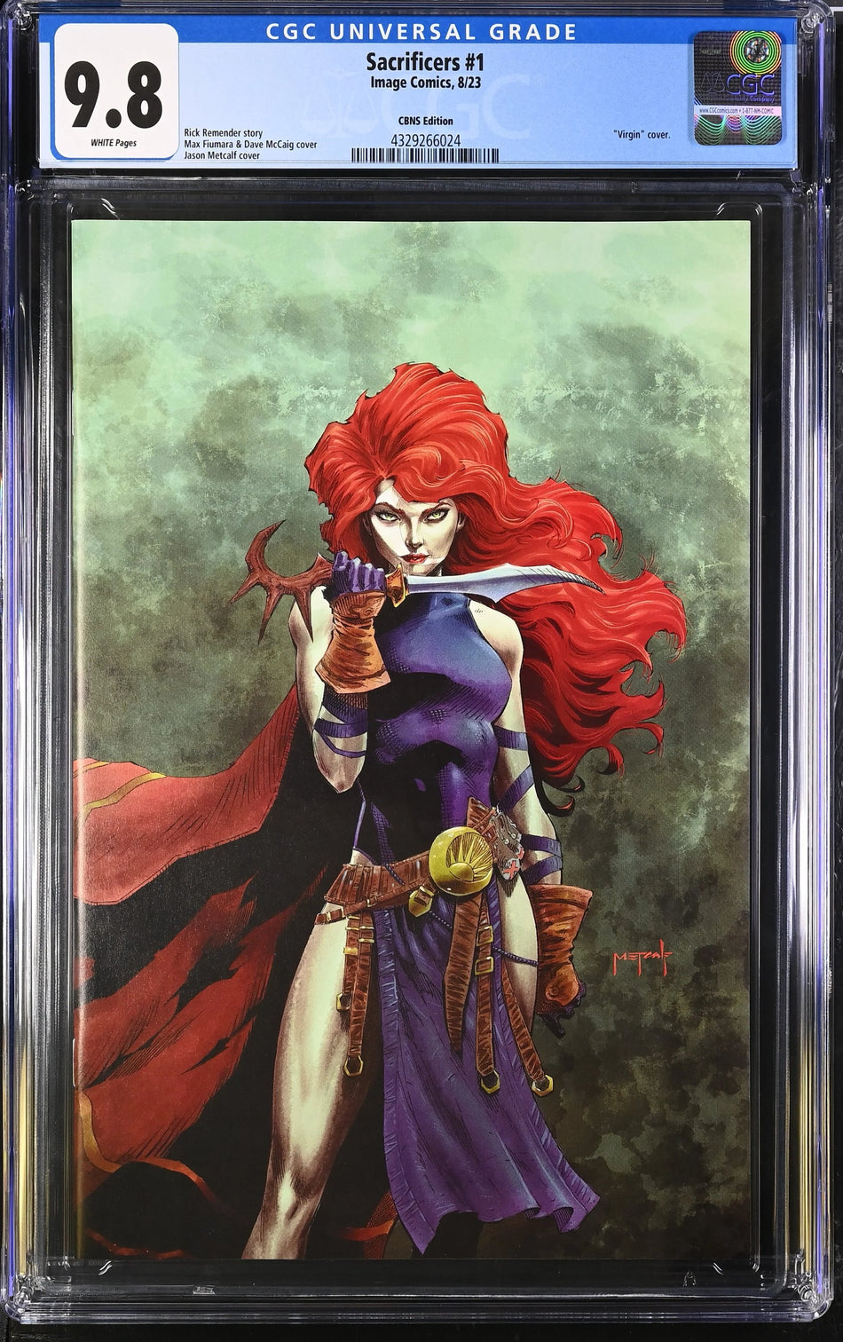 Sacrificers #1 Metcalf Exclusive [Ltd to 333] CGC 9.8 - CGC 9.8 # 4329266023