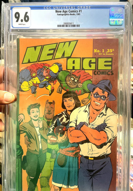 New Age Comics #1 1985 CGC 9.6 1st color Teenage Mutant Ninja Turtles