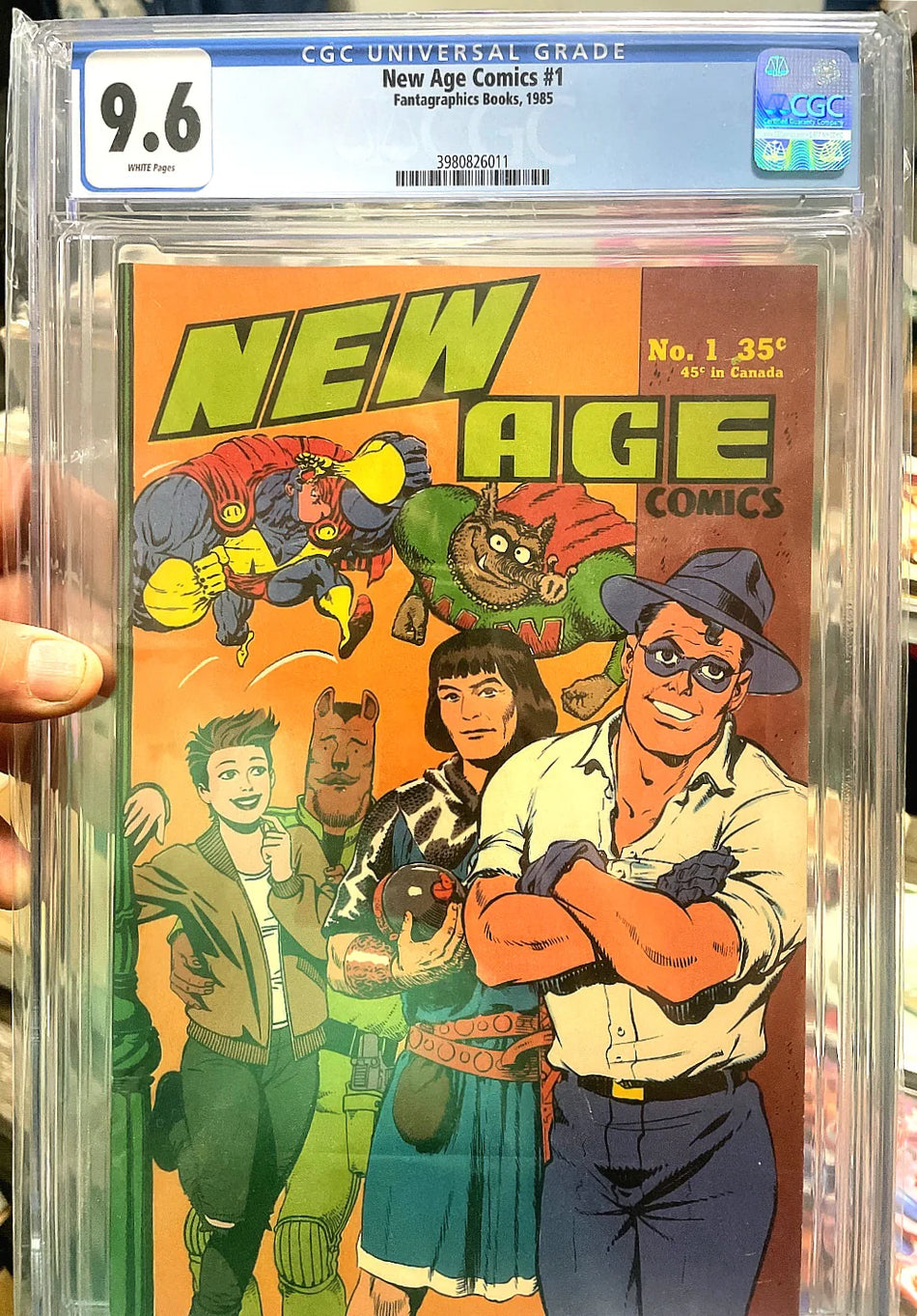 New Age Comics #1 1985 CGC 9.6 1st color Teenage Mutant Ninja Turtles