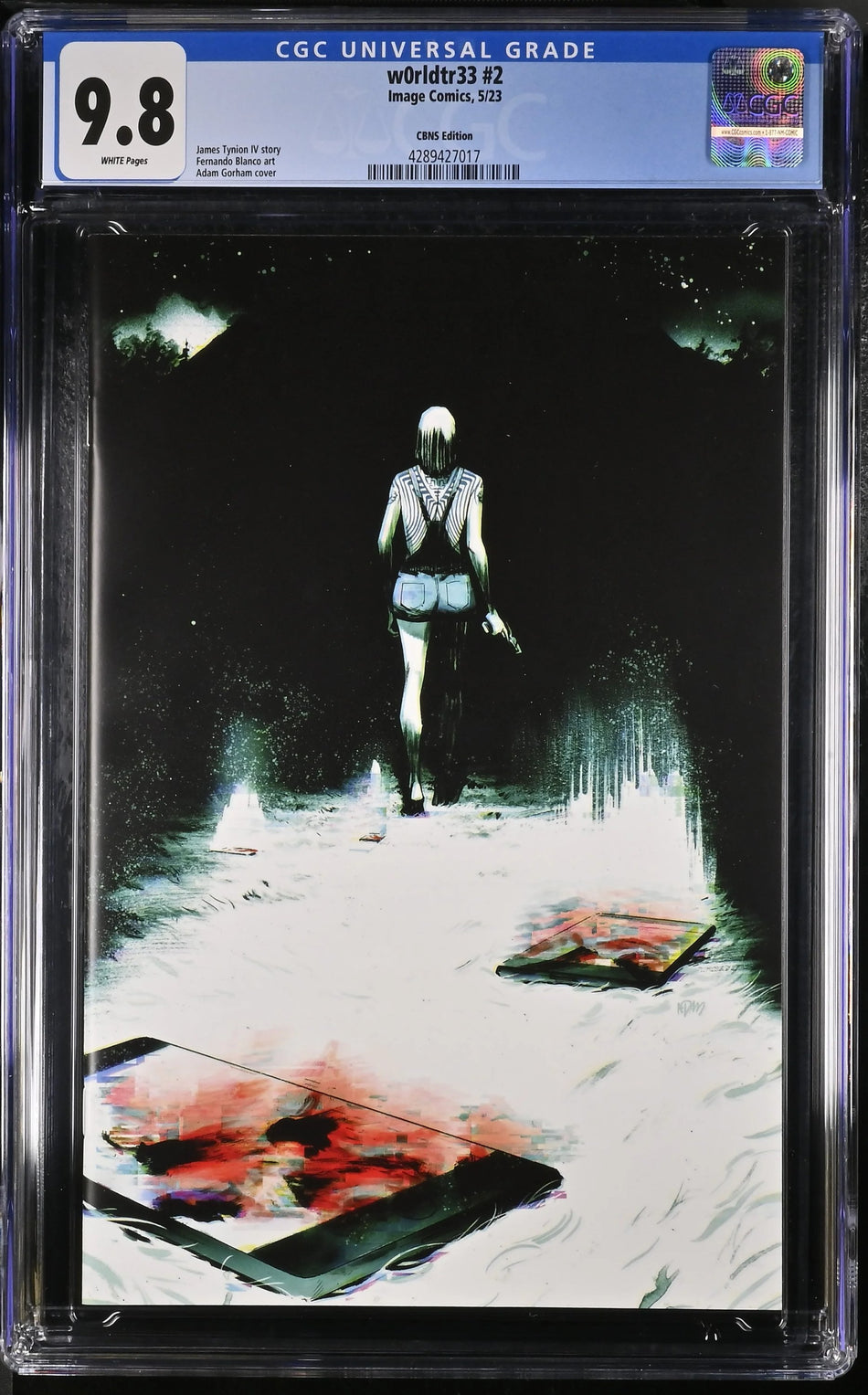 W0rldtr33 #2 Adam Gorham Exclusive Homage Ltd to 500 CGC 9.8 - CGC 9.8 # 4289427017