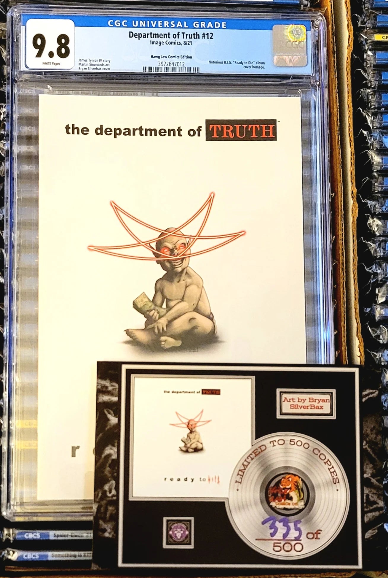 Department of Truth #12 2021 CGC 9.8 Notorious B.I.G. Variant LTD to 500 w/ COA - CGC 9.8 # 3972647012