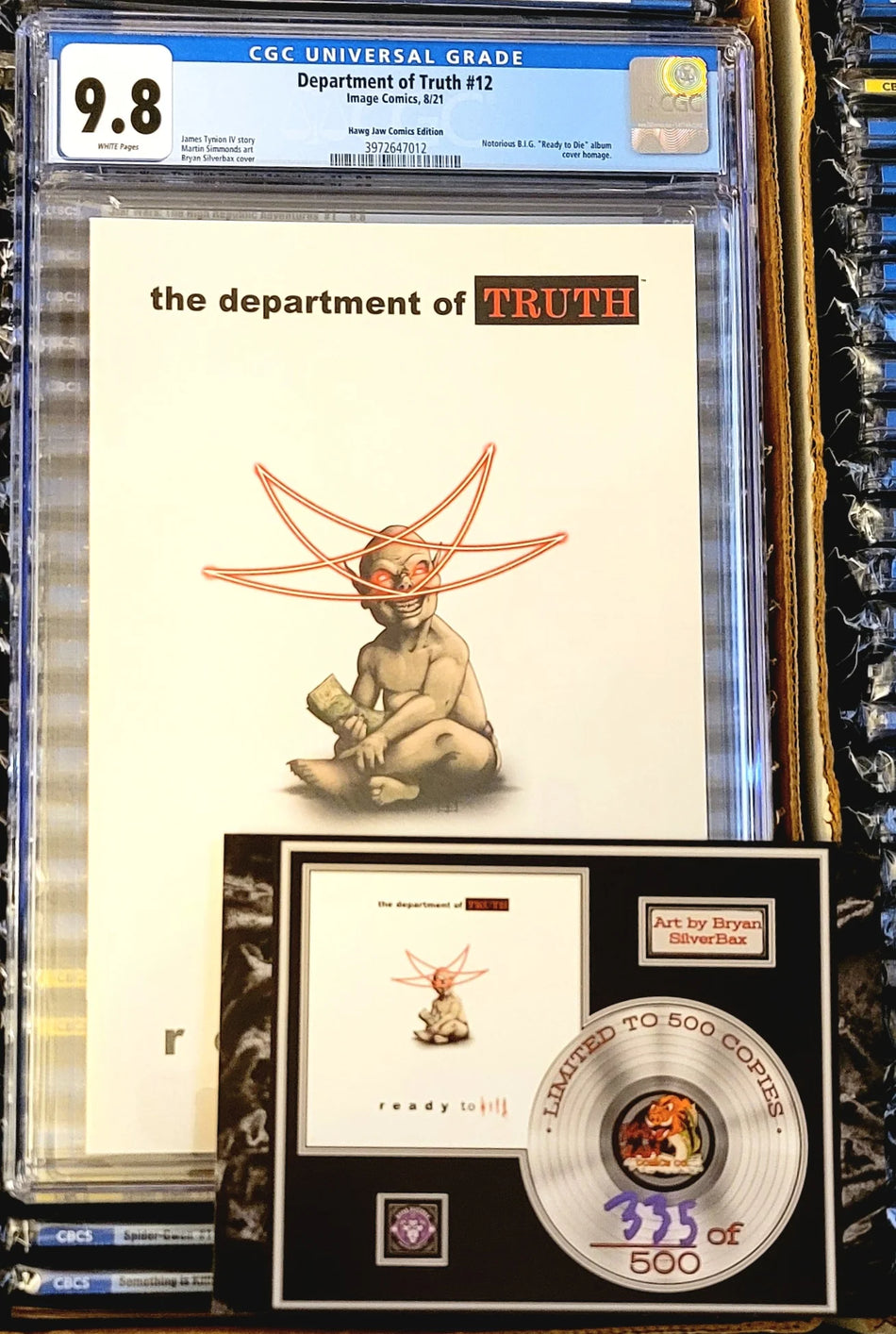 Department of Truth #12 2021 CGC 9.8 Notorious B.I.G. Variant LTD to 500 w/ COA - CGC 9.8 # 3972647012
