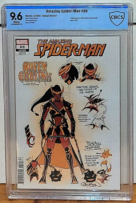 Amazing Spider-Man V5 #88 CBCS 9.6 1:10 Gleason Ratio Variant - CBCS 9.6 # 22-09653DF-010