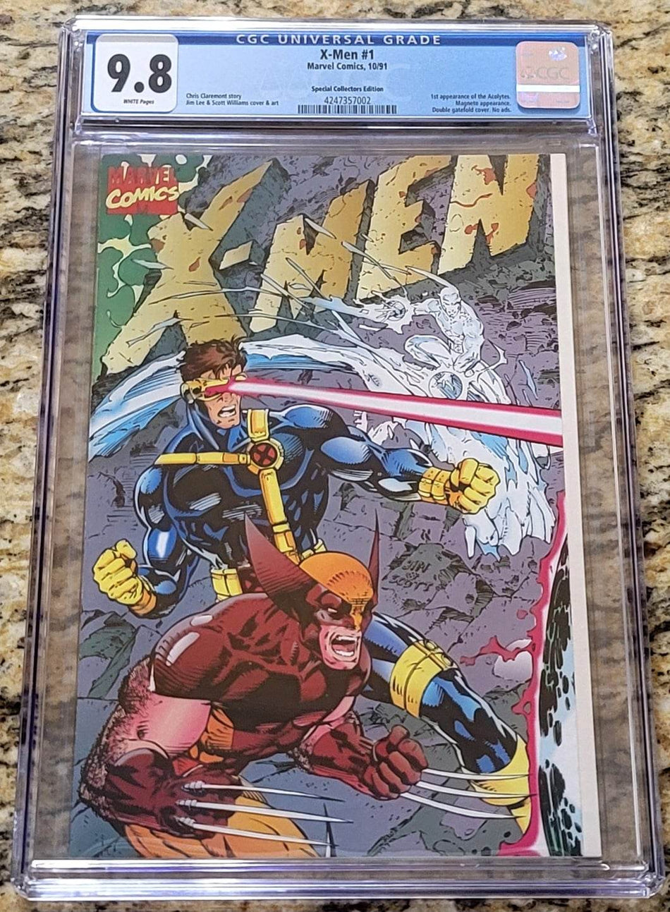 X-Men #1 1991 Special Collectors Edition CGC 9.8 1st Appearance of the Acolytes Double Gatefold Cover