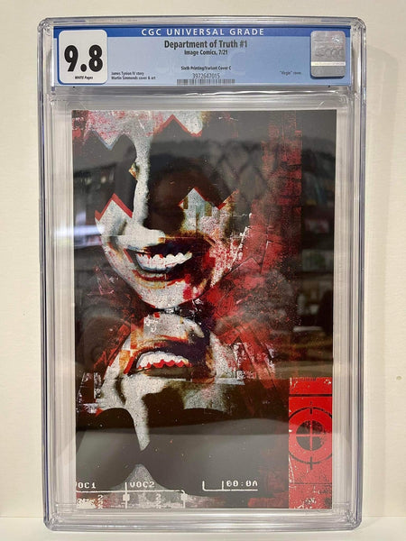 Department of Truth #1 CGC 9.8 6th Print 1:50 Simmonds Virgin - CGC 9.8 3972647015