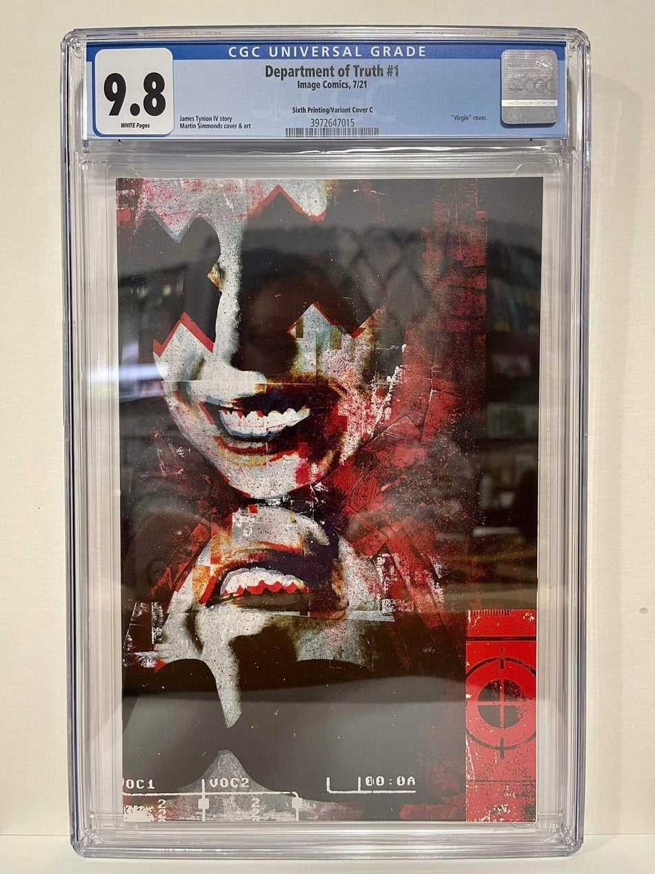 Department of Truth #1 CGC 9.8 6th Print 1:50 Simmonds Virgin - CGC 9.8 3972647015