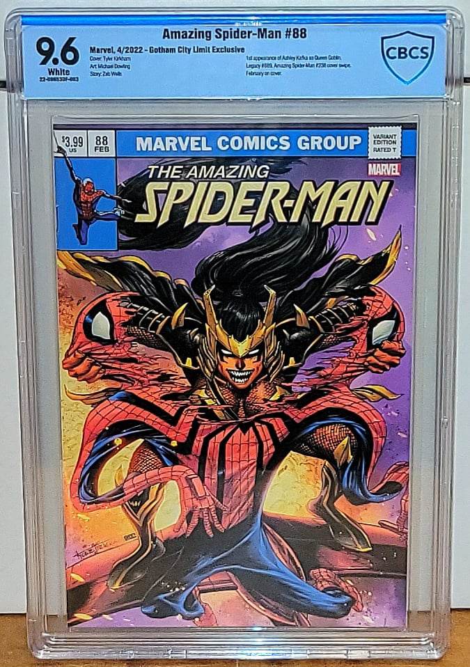 Amazing Spider-Man V5 #88 CBCS 9.6 Tyler Kirkham Trade Dress Store Excl ASM 238 Homage LTD to 3,000 - CBCS 9.6 22-09653DF-003