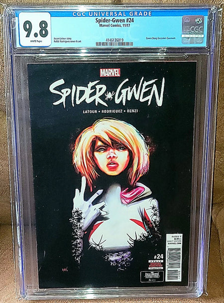 Spider-Gwen #24 CGC 9.8 First Appearance of Gwenom - CGC 9.8 # 4146136019