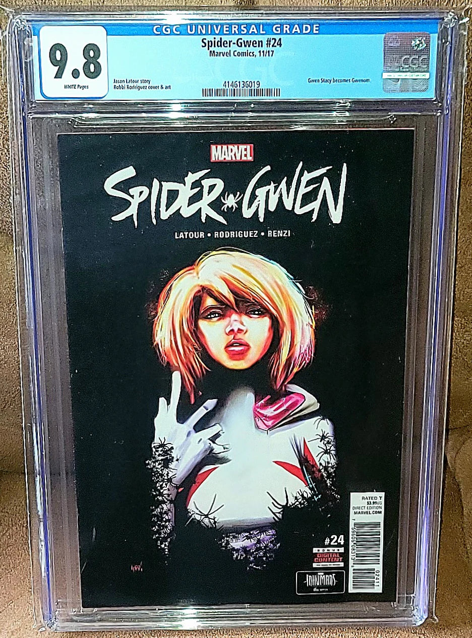Spider-Gwen #24 CGC 9.8 First Appearance of Gwenom - CGC 9.8 # 4146136019