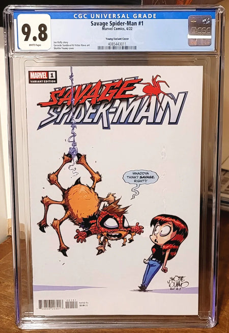 Savage Spider-Man #1 CGC 9.8 Skottie Young Variant - CGC 9.8