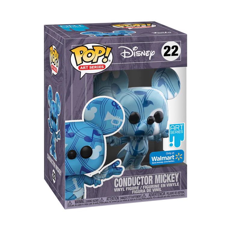 Funko POP! Artist Series: Disney Conductor Mickey #22 Walmart Exclusive