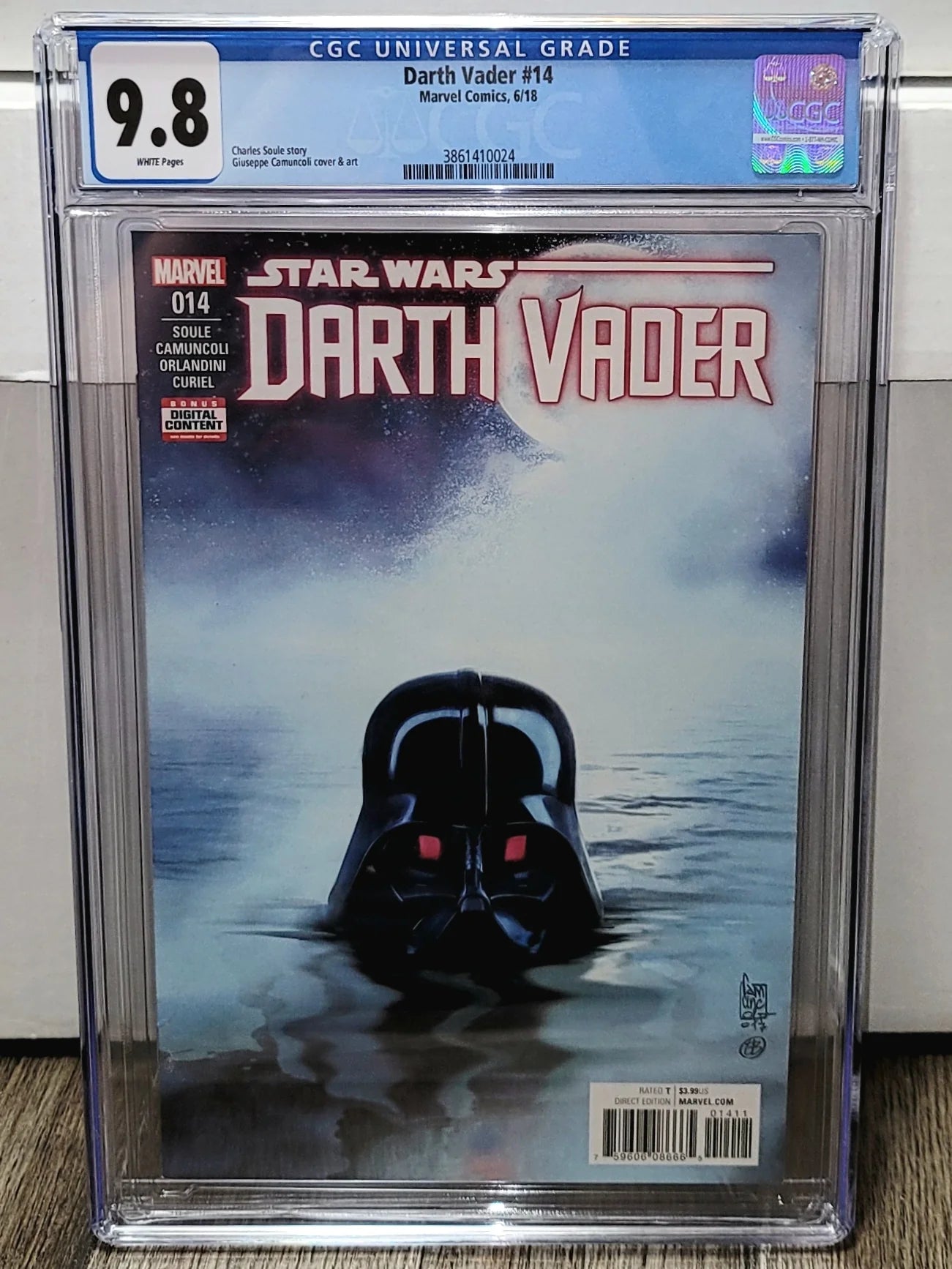 Star Wars Darth Vader #14 CGC 9.8 Cameo appearance of Ahsoka Tano