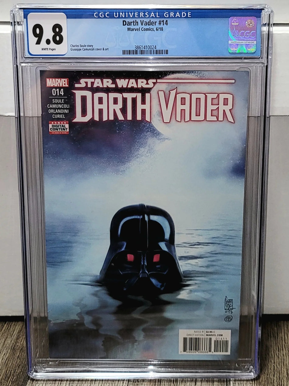 Star Wars Darth Vader #14 CGC 9.8 Cameo appearance of Ahsoka Tano
