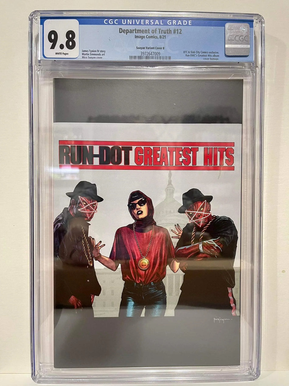 Department of Truth #12 2021 CGC 9.8 Hip-Hop Variant VIRGIN Limited to 500 - CGC 9.8 # 3972647009