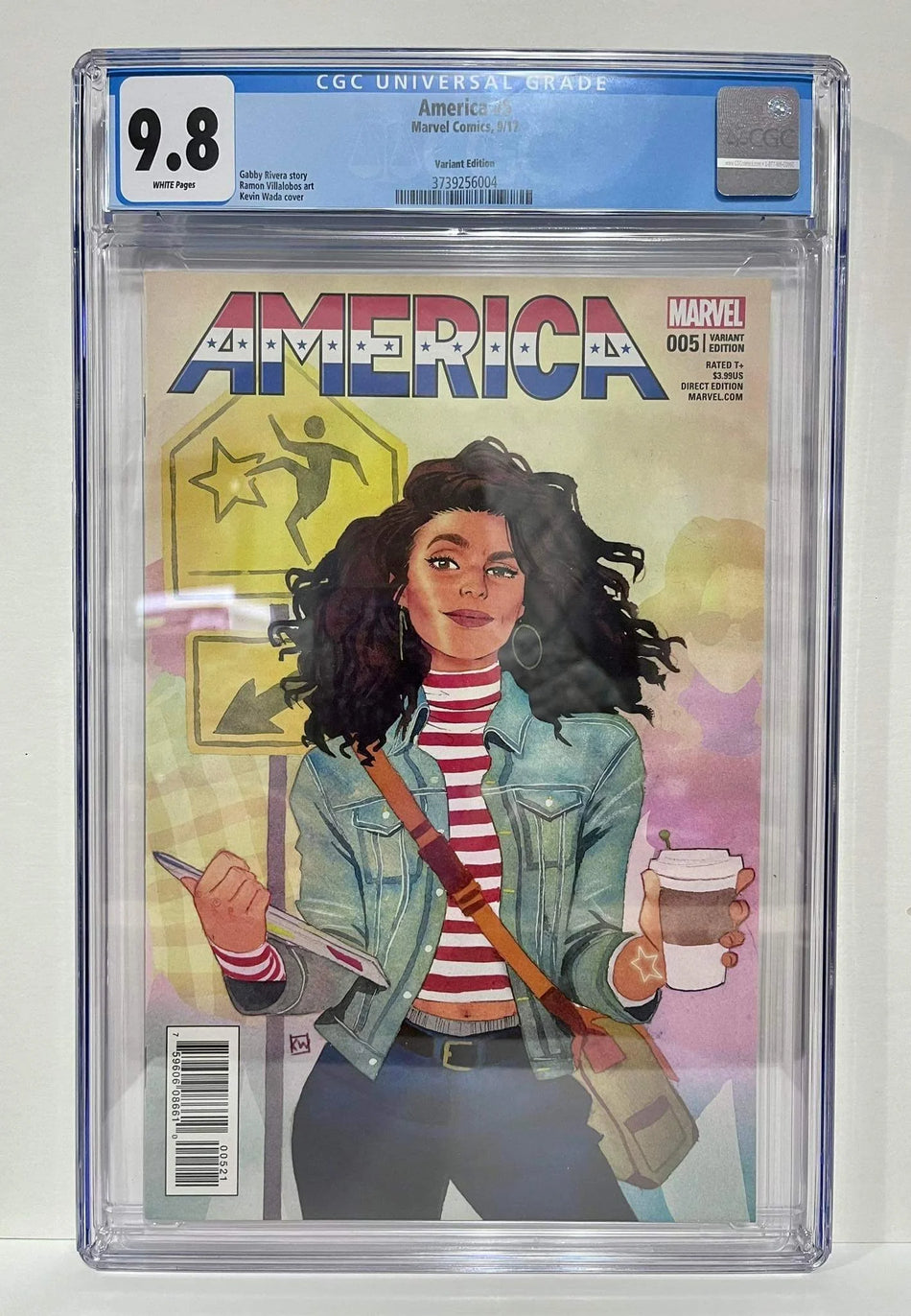 America #5 2017 CGC 9.8 Kevin Wada Variant
