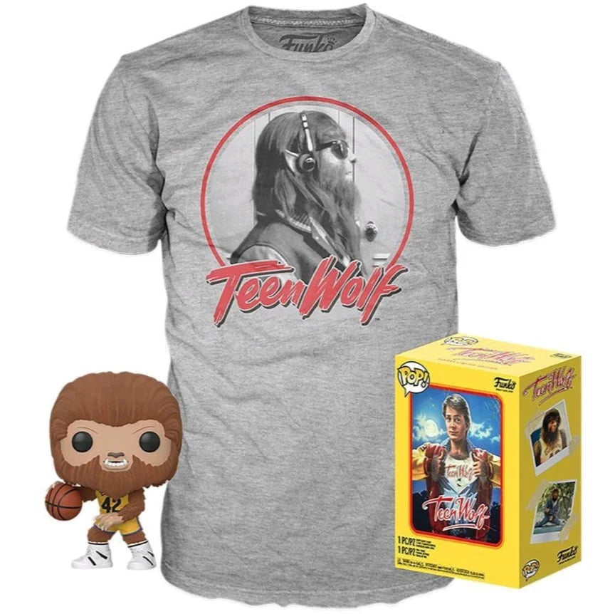Funko POP! & Tee Bundle: Movies - Teen Wolf - Scott Howard #772 Flocked w/ T-Shirt XL Target Excl